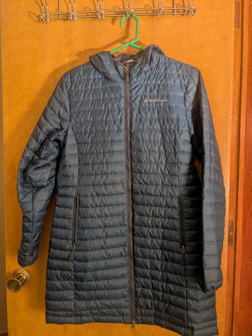 Eddie Bauer Parka Long Jacket | Womens Size Small, Navy Blue